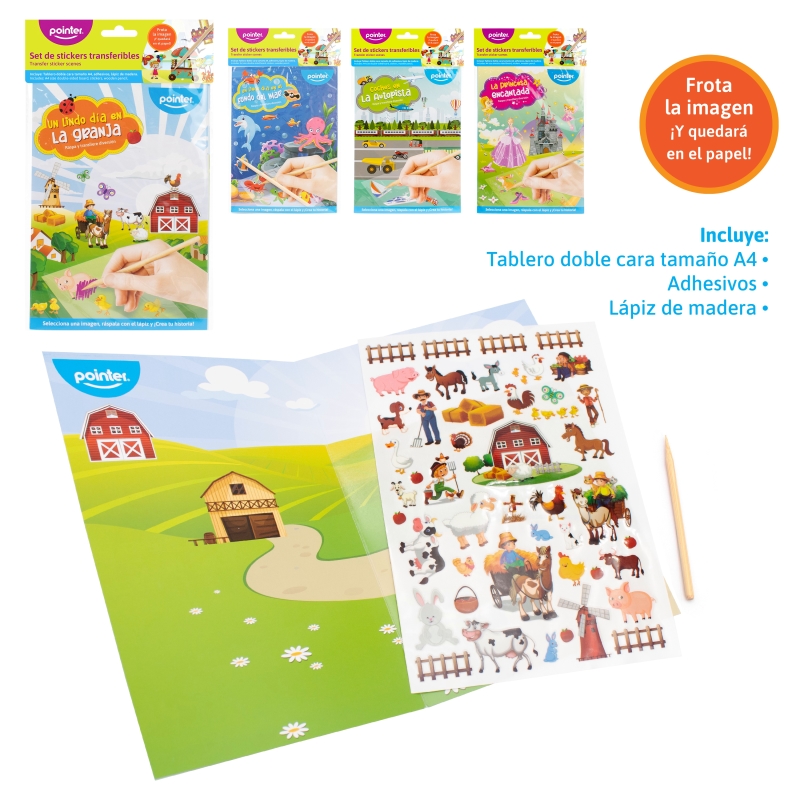 SET DE STICKERS TRANSFERIBLES