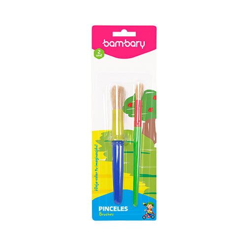 SET PINCELES x2PZAS