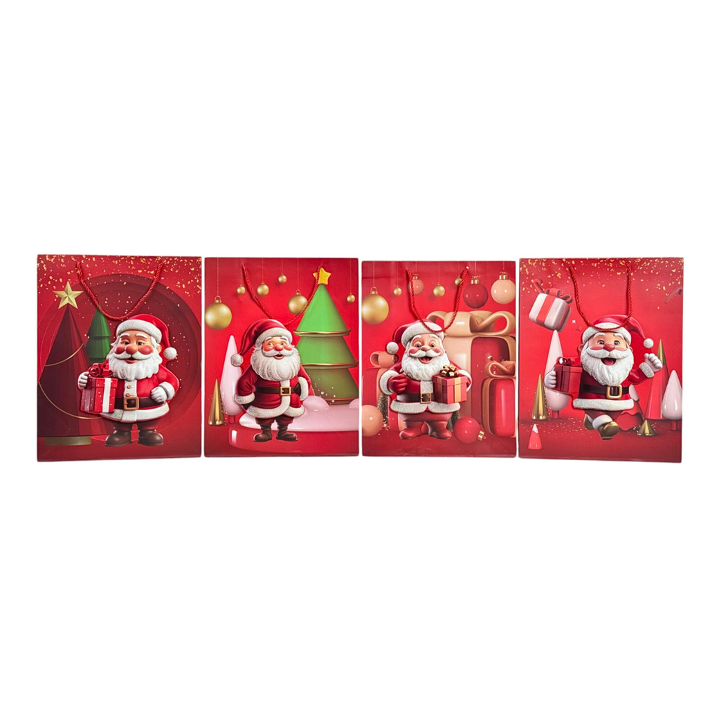 BOLSA DE REGALO GRANDE NAVIDAD 31x42x12CM