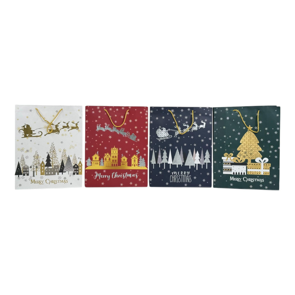 BOLSA DE REGALO GRANDE NAVIDAD 31x42x12CM