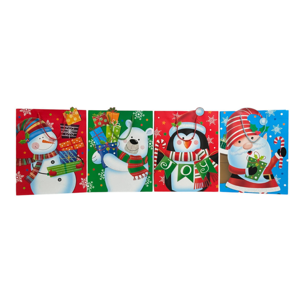 BOLSA DE REGALO GRANDE NAVIDAD 31x42x12CM
