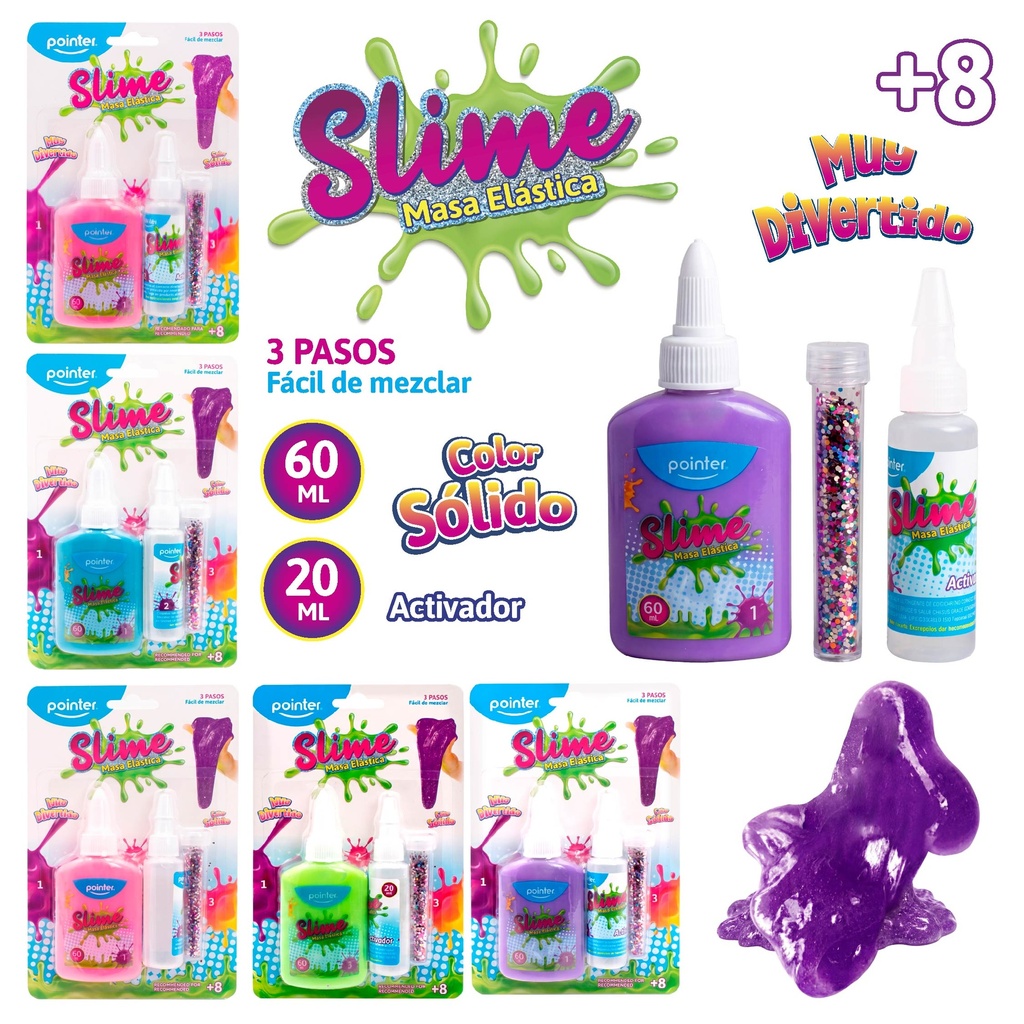 SLIME 60ML (COLORES SOLIDOS)