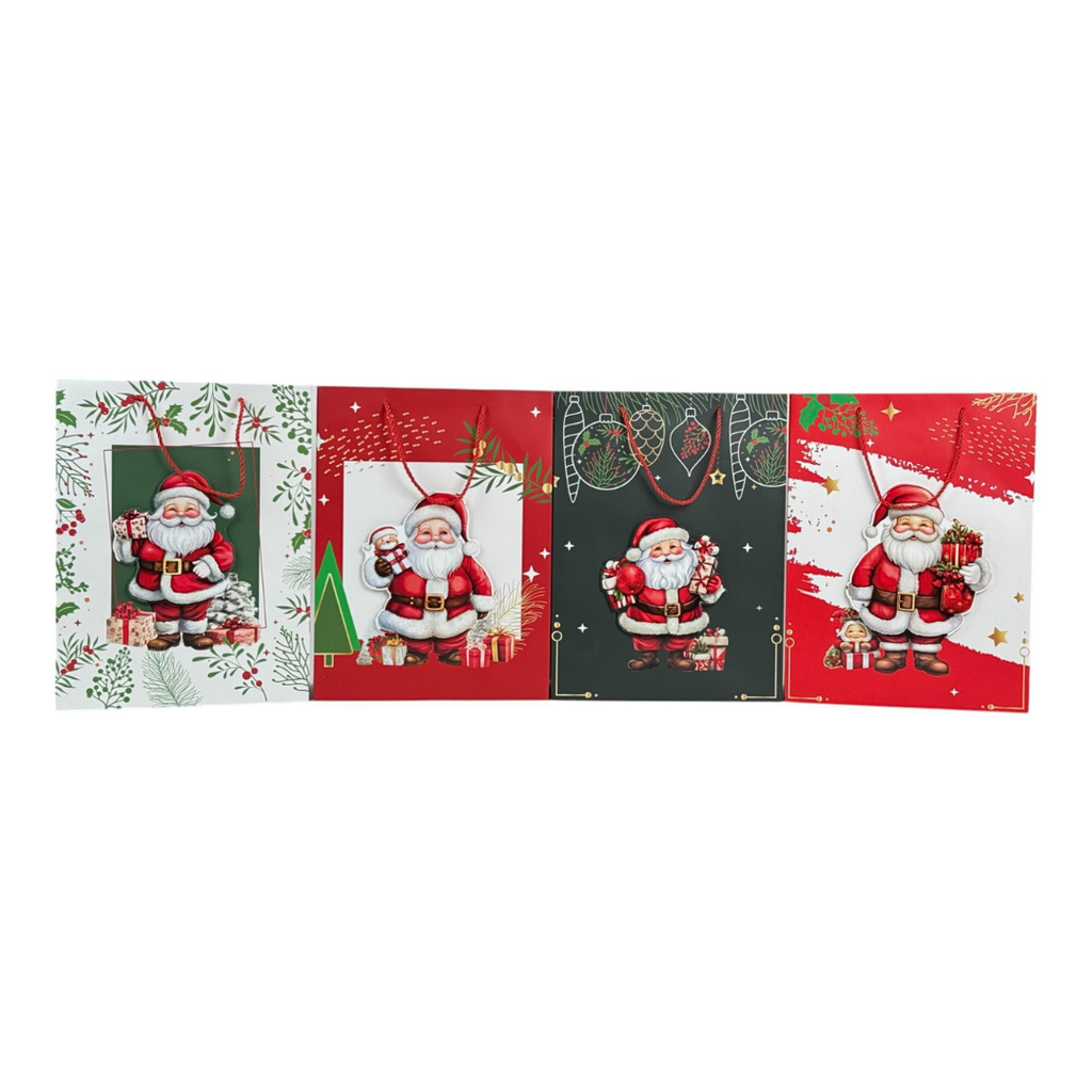 BOLSA DE REGALO GRANDE NAVIDAD 40x30x12cm 40x30x12