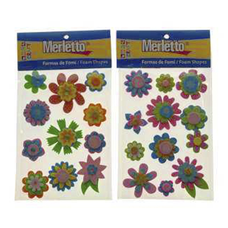 STICKER FOMI 3D FLORES