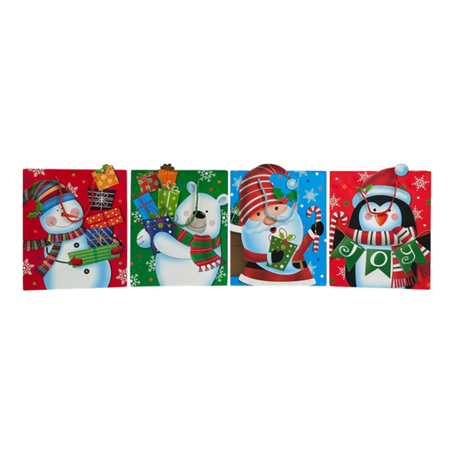 [784-8534754] BOLSA DE REGALO MEDIANA NAVIDAD 26x32x10CM
