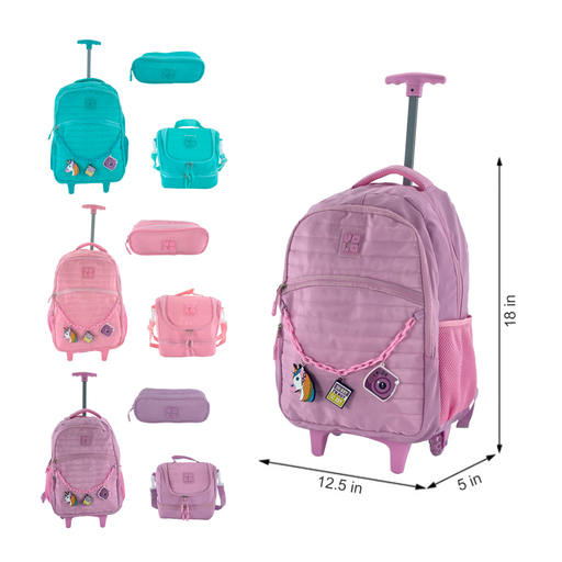 [90-70440] SET DE MALETA, LONCHERA Y CARTUCHERA