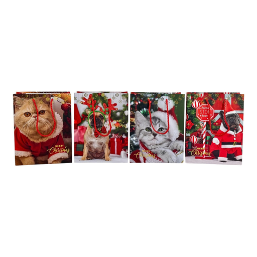 [784-8894636] BOLSA DE REGALO PEQUEÑA NAVIDAD 23x18x10CM