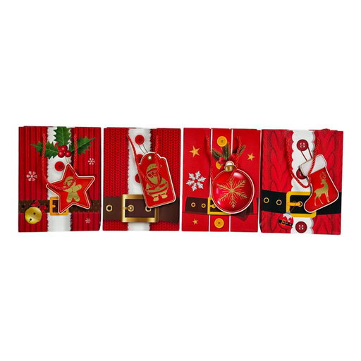 [784-8534726] BOLSA DE REGALO PEQUEÑA NAVIDAD 18x24x8.5CM