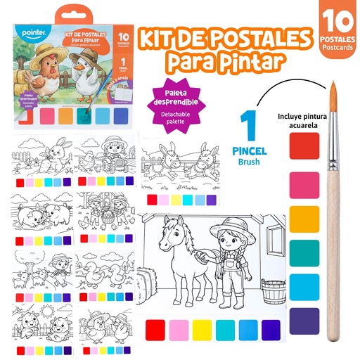 [DB-2604] BLOCK PARA PINTAR CON ACUARELA 10 HOJAS