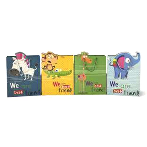 [786-8891374] BOLSA DE REGALO MEDIANA ANIMALES DE LA SELVA 