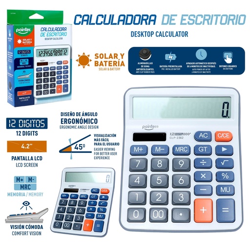 [CLP-2362] CALCULADORA 12 DIGITOS