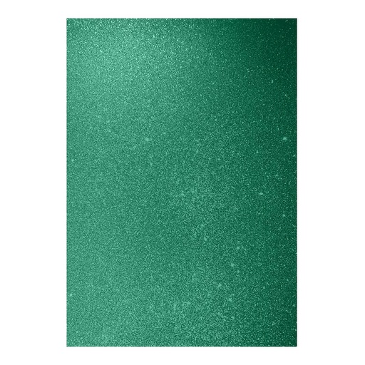 [140.98.10] CARTULINA ESCARCHADA MICRO-FANTASÍA VERDE TREBOL 350GR 50x70CM