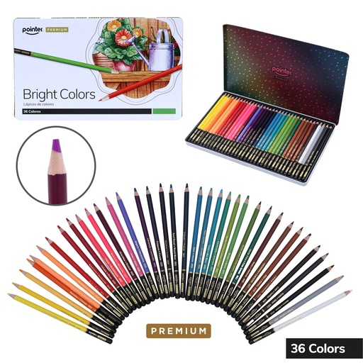 [ACP-36] LAPICES DE COLORES PREMIUM x36PZS