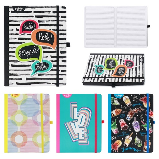 [NB-2427] LIBRETA DE APUNTES A5 - x100 HOJAS BLANCAS