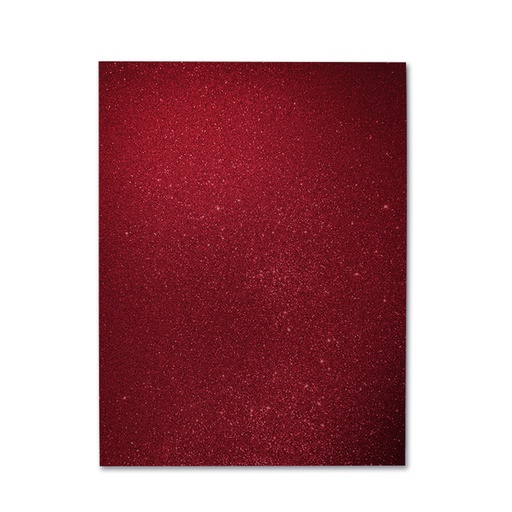 [0549.002.9] FOAMY ESCARCHADO ROJO RUBI - GRANDE 60x80CM