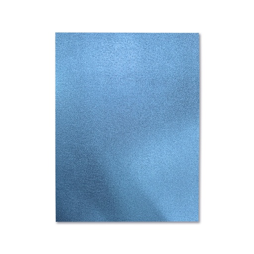 [553.012.7] FOAMY ESTAMPADO METALIZADO AZUL CELESTE - DOBLECARTA 30x40CM