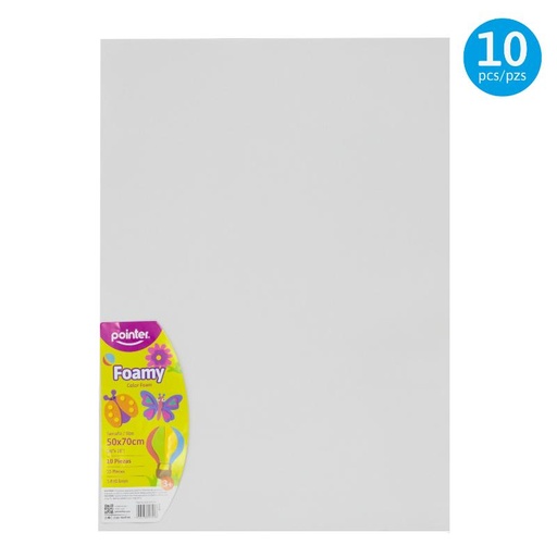 [EVA-7030-57] FOAMY LISO BLANCO - GRANDE (50x70CM)