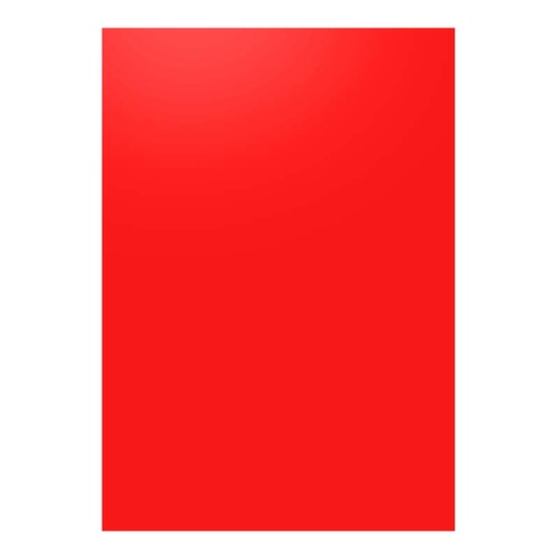 [53.2.2230] FOAMY LISO ROJO BANDERA - CARTA 20x30CM