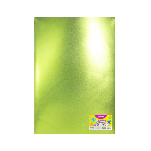 [MT-EVA-7023-57] FOAMY METALIZADO VERDE - GRANDE (50x70CM)