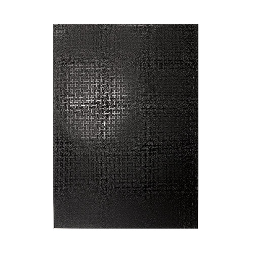 [140.87.10] CARTULINA ESCARCHADA MICRO-FANTASÍA NEGRO CUADROS 350GR 50x70CM
