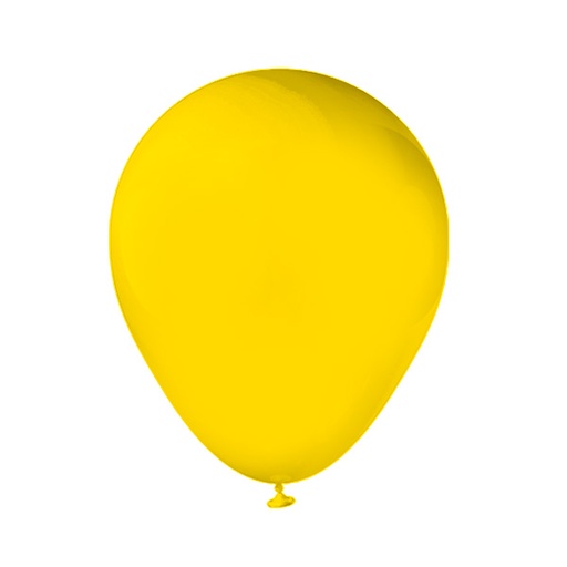 [CA-G15-YEL] GLOBOS DE 12" AMARILLO x15PZS