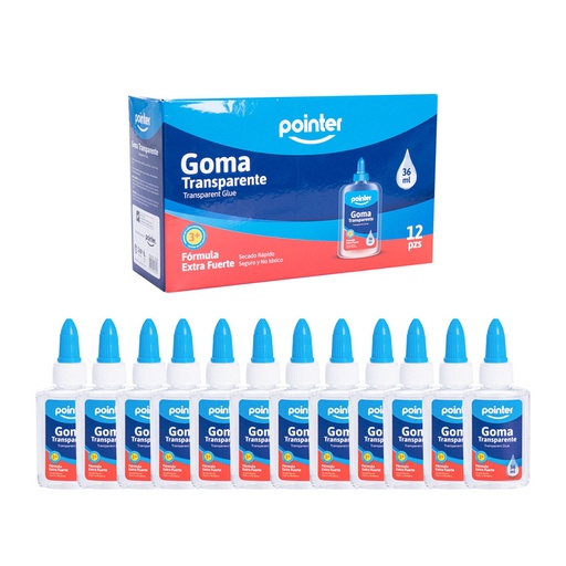 [CG-36] GOMA TRANSPARENTE 36ML