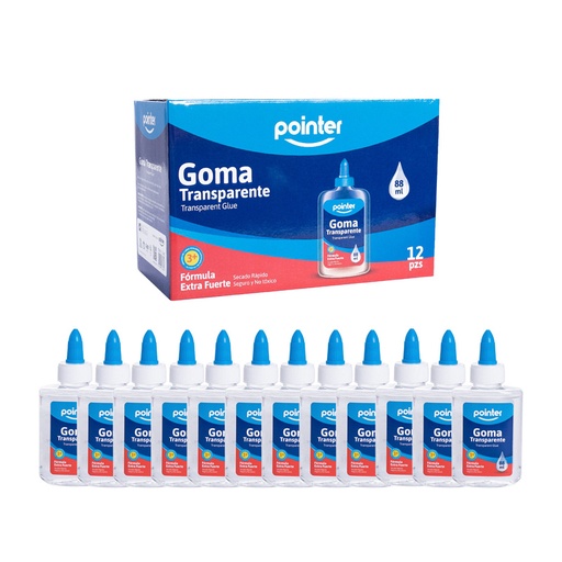 [CG-88] GOMA TRANSPARENTE 88ML
