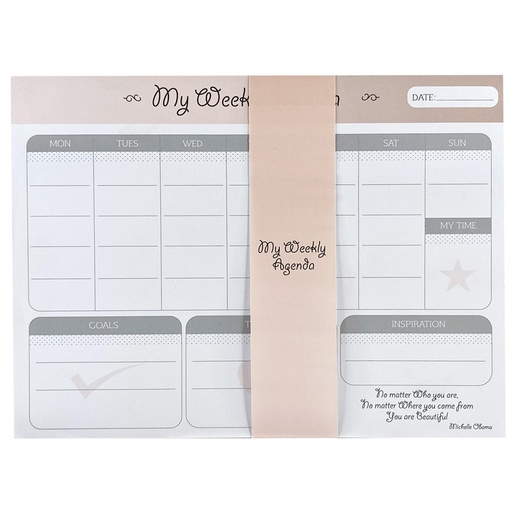 [780-8402856] AGENDA SEMANAL