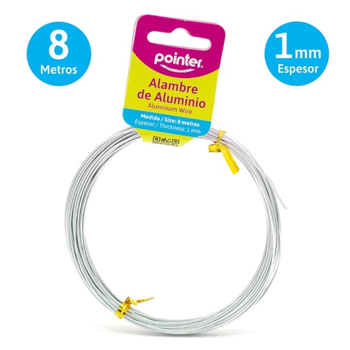 [ANC-1801S] ALAMBRE PARA MANUALIDADES (PLATEADO)