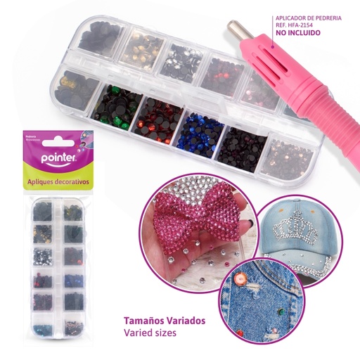 [RHS-2088-AS] APLIQUES DECORATIVOS (PEDRERIA)