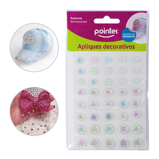 [ANC-2001 ] APLIQUES ADHESIVOS (PEDRERIA)