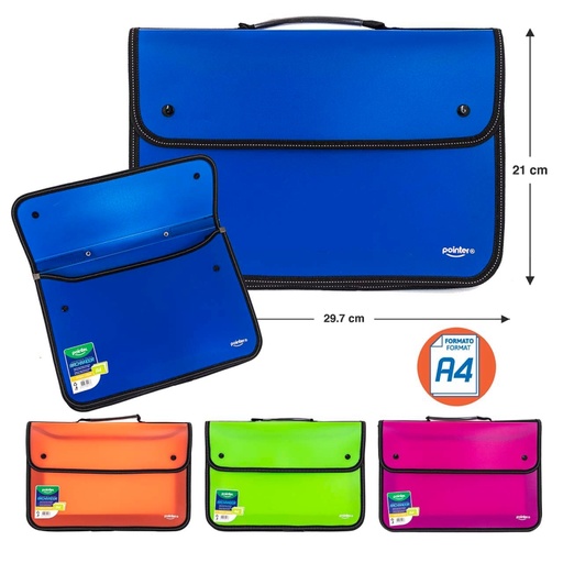 [FL2-10] ARCHIVADOR 13 BOLSILLOS CARTA/A4 21x29,7Cm
