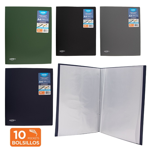 [FL1-34-2-10] ARCHIVADOR EXPANDIBLE 10 BOLSILLOS - A4 21x29,7CM
