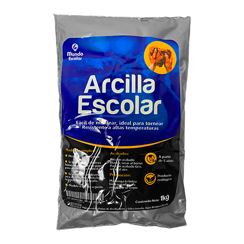 [ARC-ESCO-1KG] ARCILLA ESCOLAR 1KG