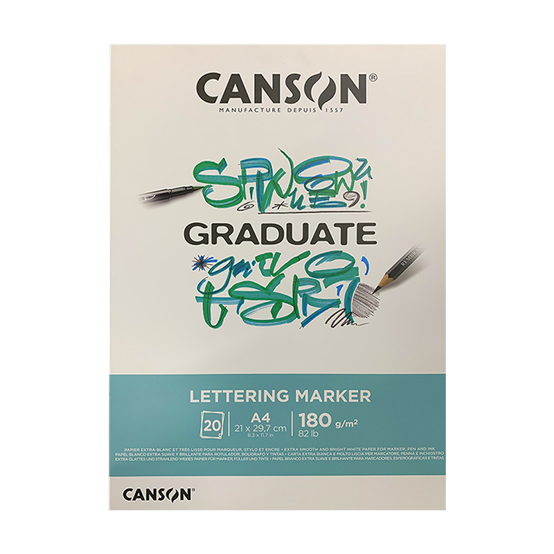 BLOCK LETTERING A4 21X29,7CM | Mundo Escolar