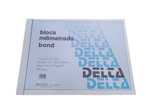 [12105] BLOCK MILIMETRADO BOND DIN A4