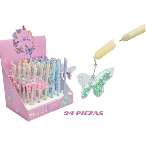 [85792] BOLIGRAFO DE GEL (MARIPOSA)