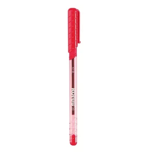 [37231.52] BOLIGRAFO TRANSPARENTE K2-M ROJO