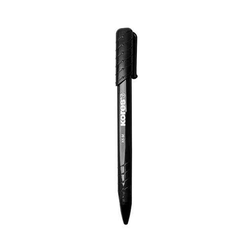 [37521.52] BOLIGRAFO RETRACTIL TRANSPARENTE K5-M NEGRO