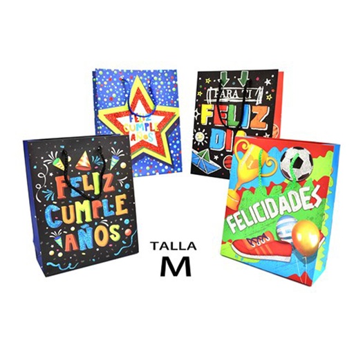 [85229] BOLSA DE REGALO (FELIZ CUMPLEAÑOS NIÑO) M