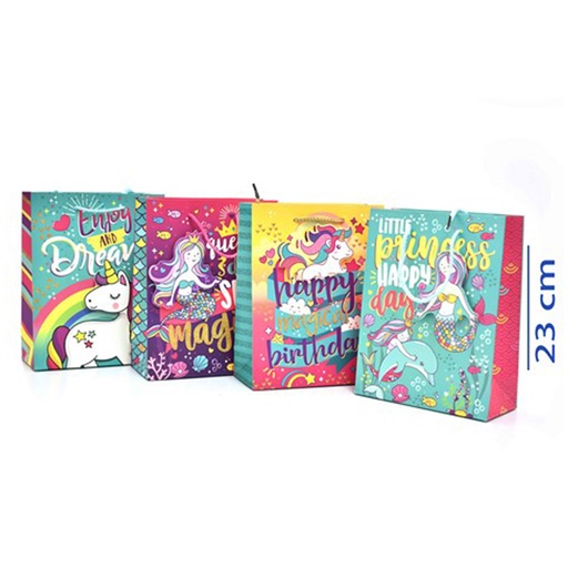 [84684] BOLSA DE REGALO (UNICORNIO SIRENAS) S