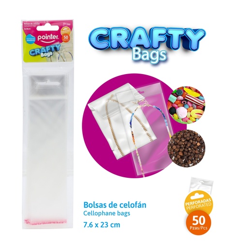 [OBH-27] BOLSAS DE CELOFAN ADHESIVAS 5X18CM