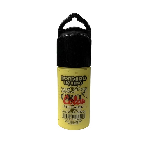 [LB-102] BORDADO LIQUIDO AMARILLO LIMON 32,5ML