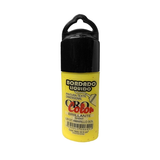 [LB-121] BORDADO LIQUIDO AMARILLO SOL 32,5CM