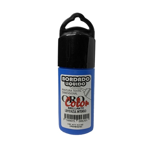 [LB-113] BORDADO LIQUIDO AZUL INTENSO 32,5CM