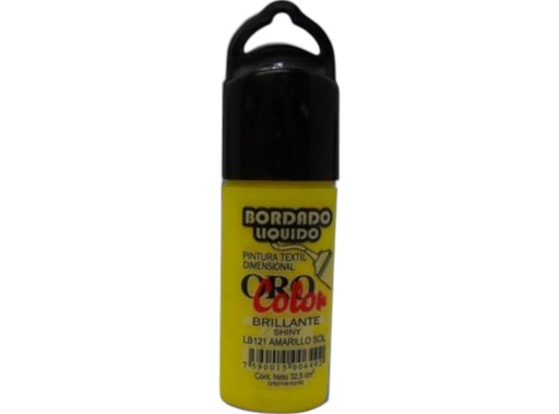 [LB-103] BORDADO LIQUIDO AMARILLO TOSTADO 32,5CM