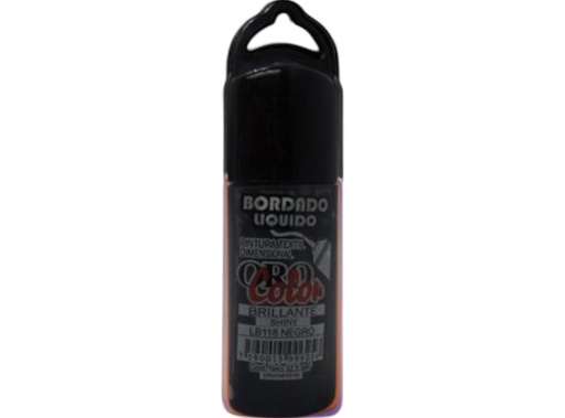 [LB-118] BORDADO LIQUIDO NEGRO 32,5CM
