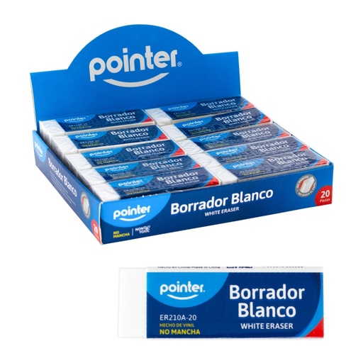 [ER210A-20] BORRADOR BLANCO M