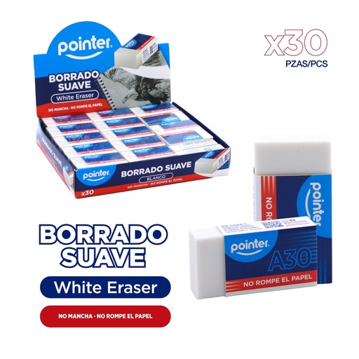 [ER210A-30] BORRADOR BLANCO S