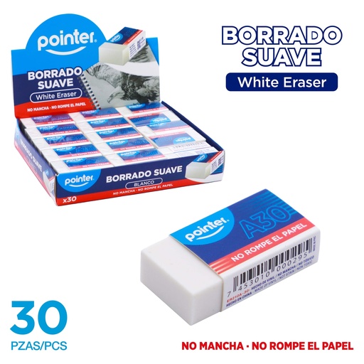 [ER210A-30] BORRADOR BLANCO S